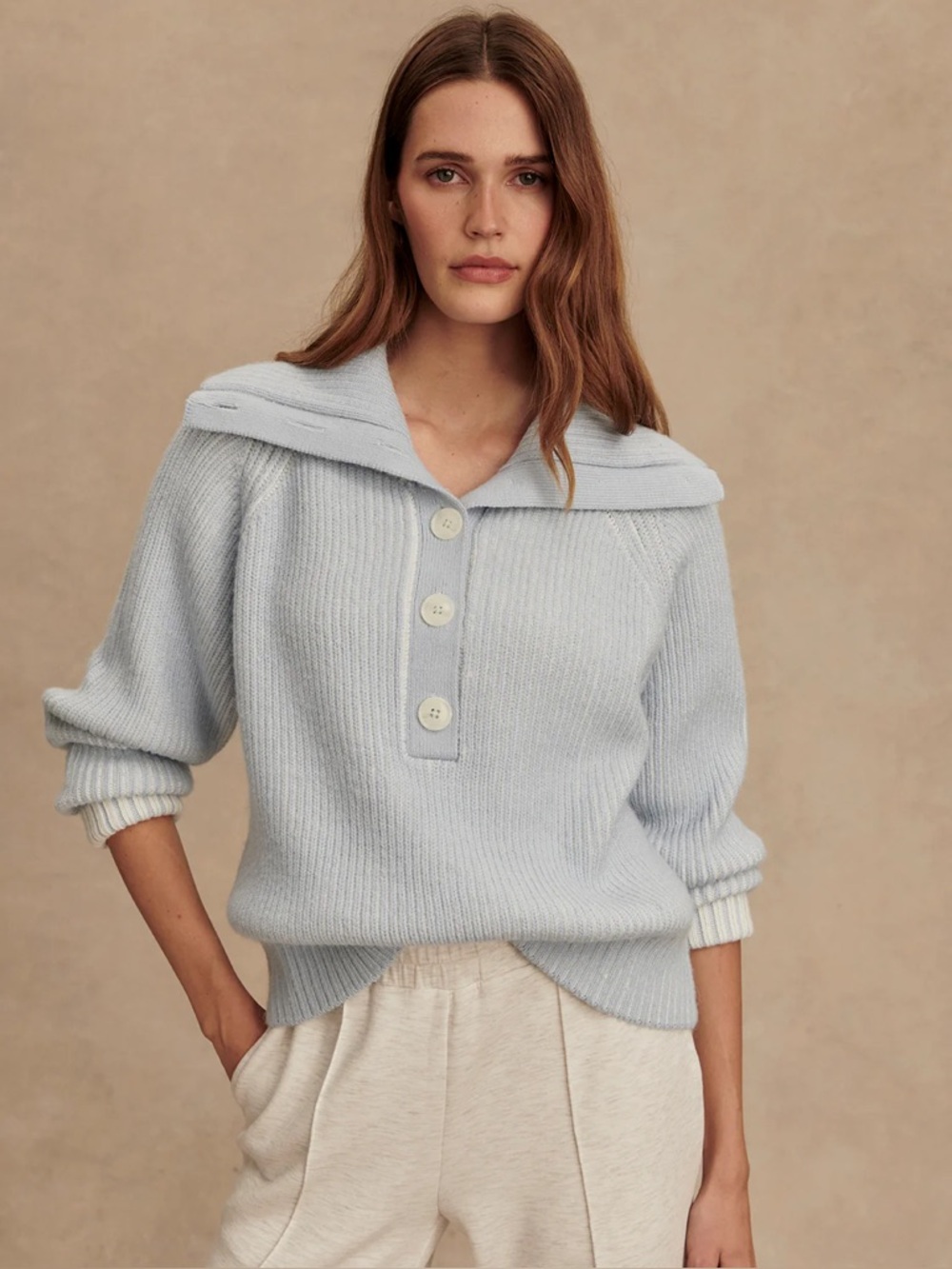 NWT Varley Filey Plated Sweater Anthropologie